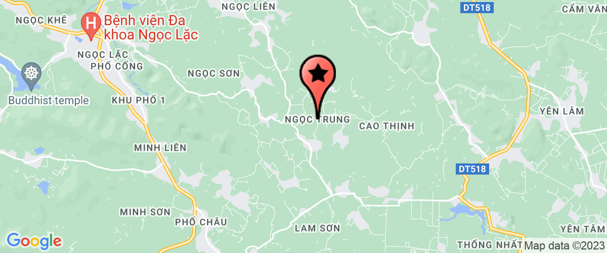 Map go to Uy ban nhan dan xa Ngoc Trung