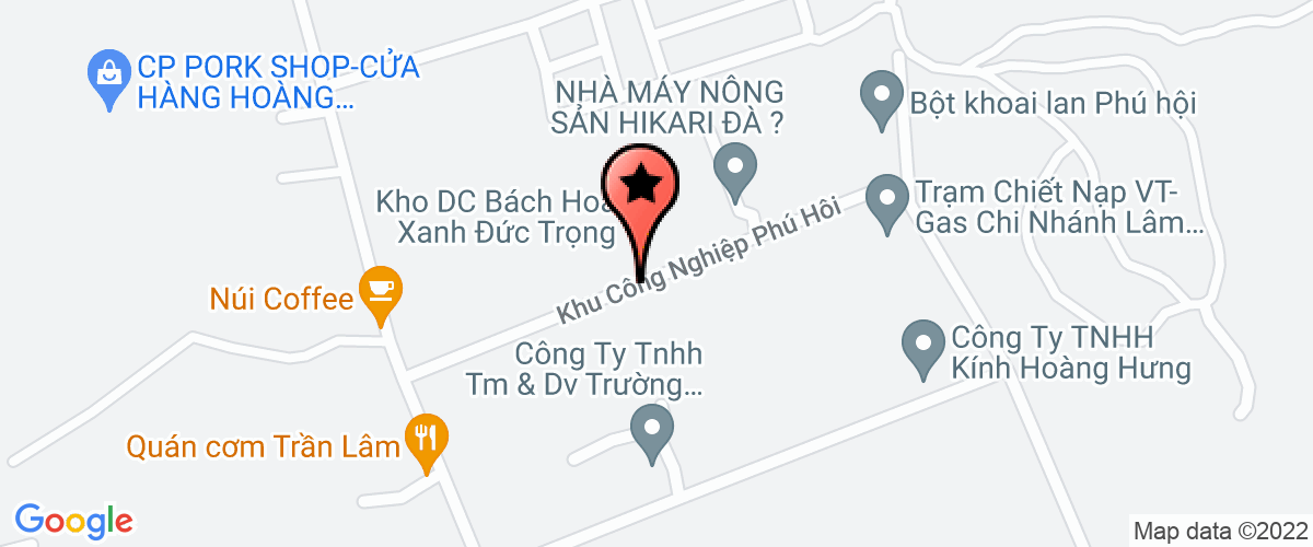 Bản đồ đến Công Ty TNHH TAMAVI