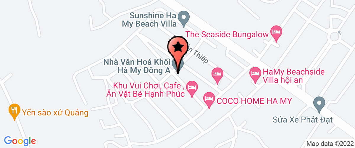 Map go to Quang Da Land Real-Estate Company Limited