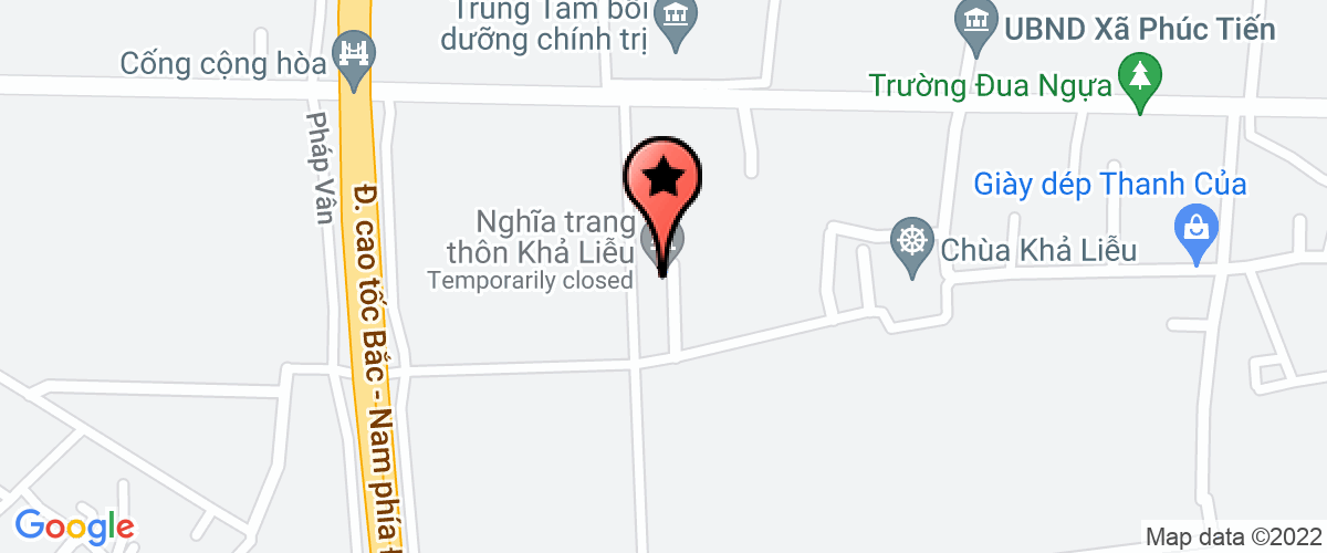 Map go to Phuong Nhu (Chuyen Tu Ha Tay Ve So Cu: 0302001614) Trading And Construction Investment Company Limited