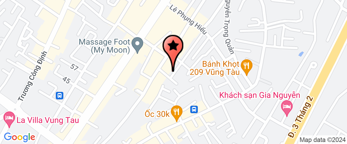 Map go to Kho bac Nha nuoc Vung Tau