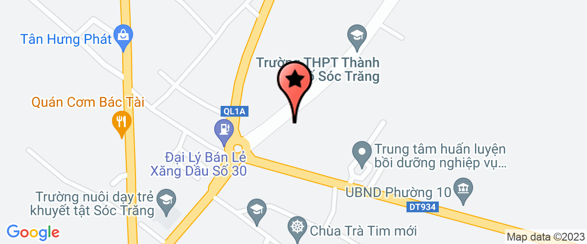 Map go to Dau Khi Huu Dat Company Limited