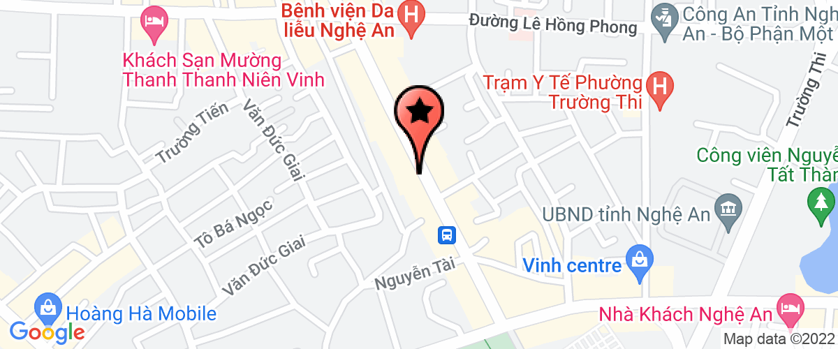 Map go to Nghe An Silk Jiont Stock Company