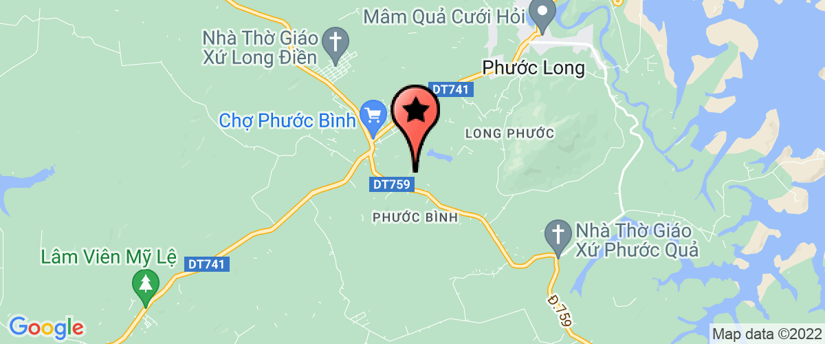 Map go to Phuoc Binh Secondary School