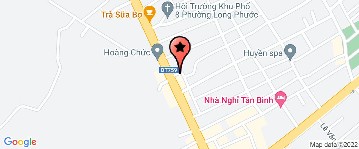 Map go to Thuy Co Import Export Trading Production Company Limited