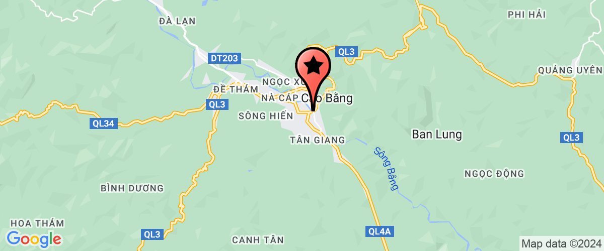 Map go to Xi Mang Cao Bang Civil Enginering Joint Stock Company