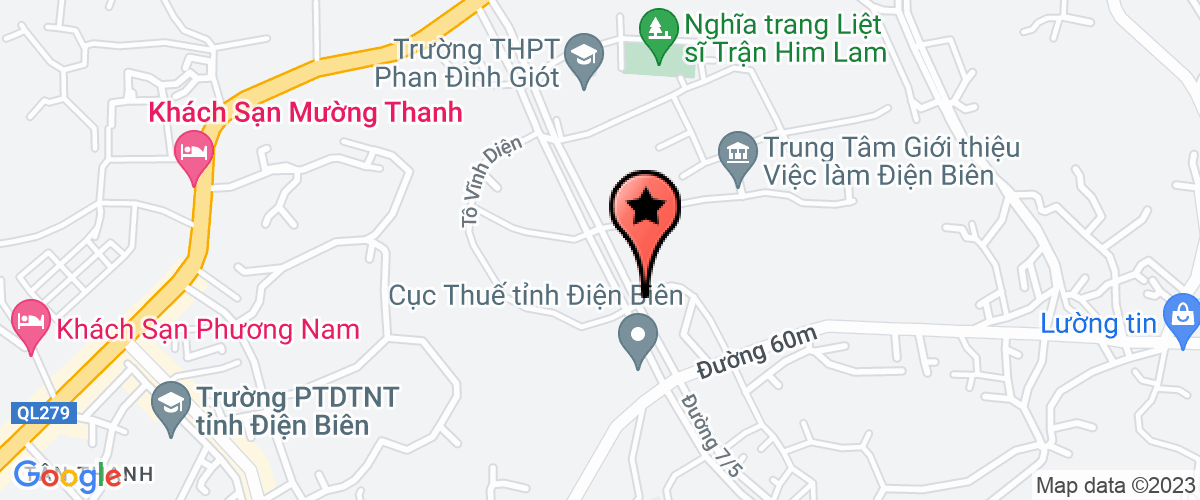 Map go to Dien Bien Phu - Ha Noi Hotel Company Limited