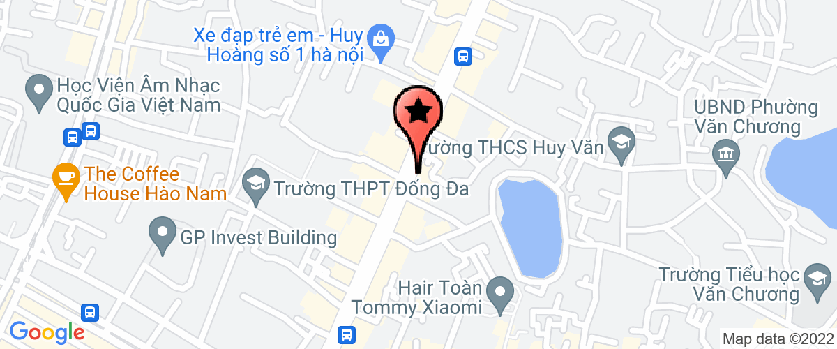Map go to Tan Hoang Minh Investment and Production Company Limited