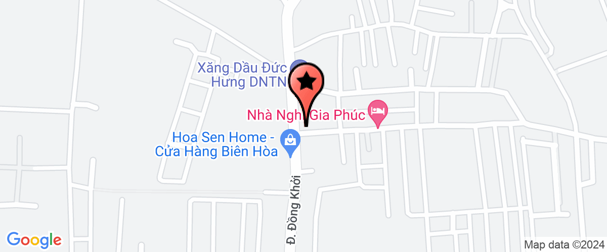 Map go to Loc Phat Industry Hygienic Service Trading Business Company Limited