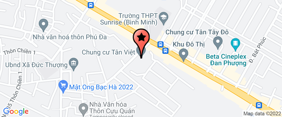Map go to Van Thien Physique Investment and Development Limited Company