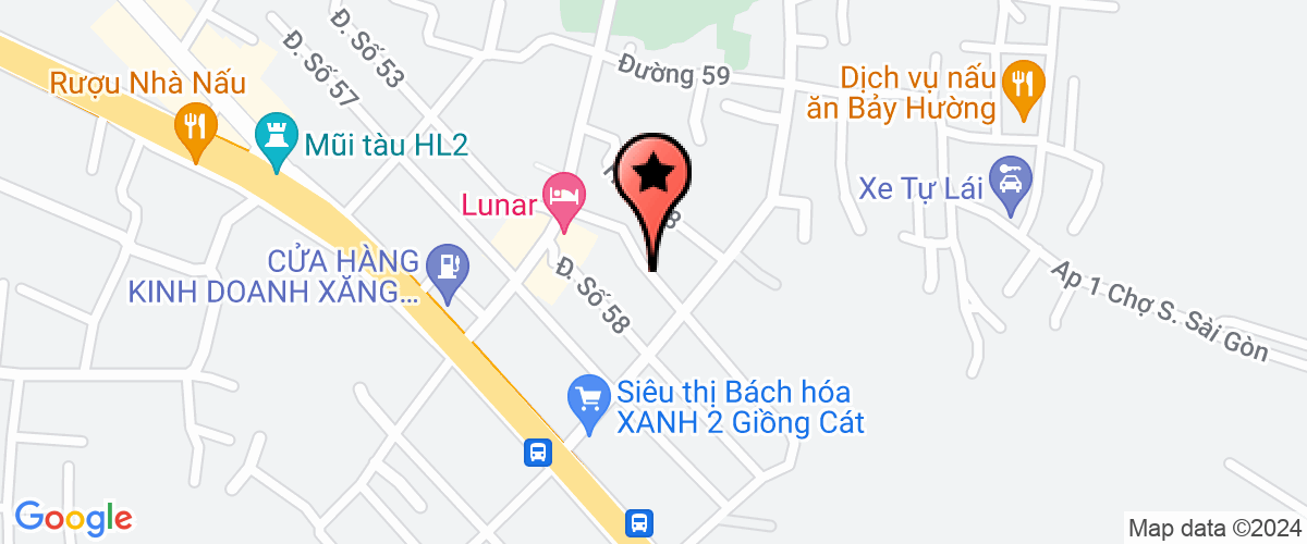 Map go to Tien Dat Phat Technical Trading Company Limited