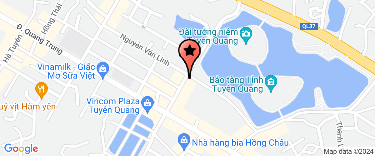 Map go to Ha Tuyen Construction Company Limited