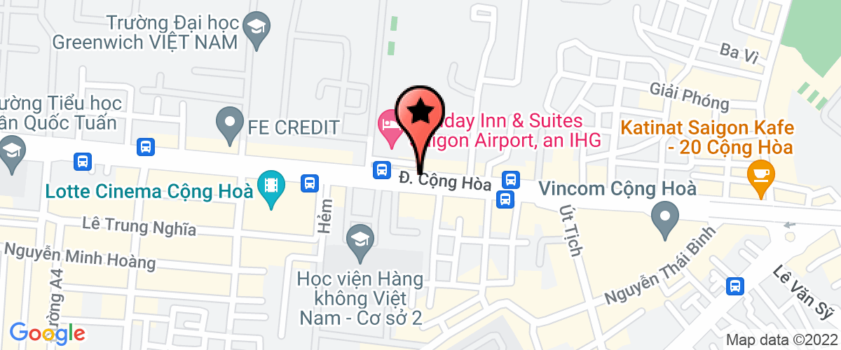 Bản đồ đến Công Ty TNHH Truyền Thông Quốc Tế Sài Gòn