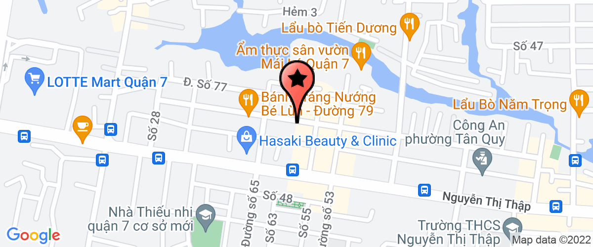 Map go to anh Duong Water Production Company Limited