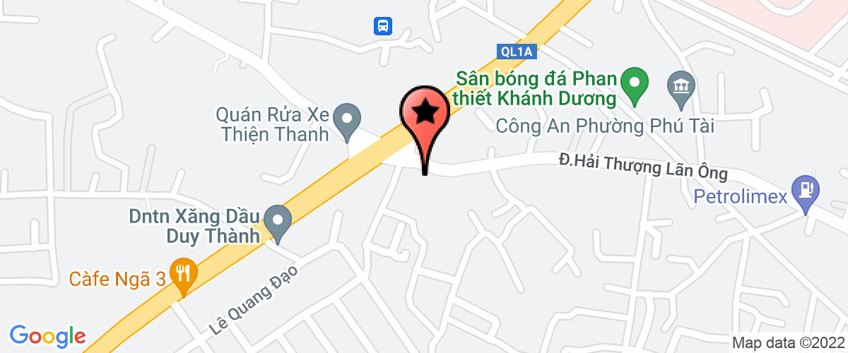Map go to Anh Quan Construction Investment Company Limited