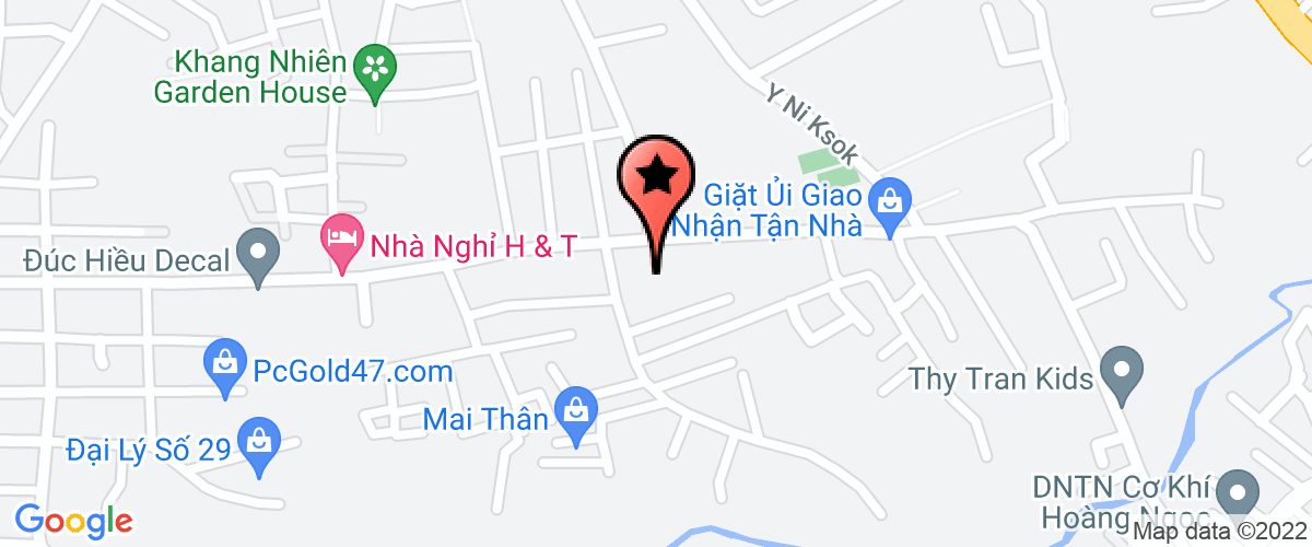 Map go to Hima Tay Nguyen Joint Stock Company