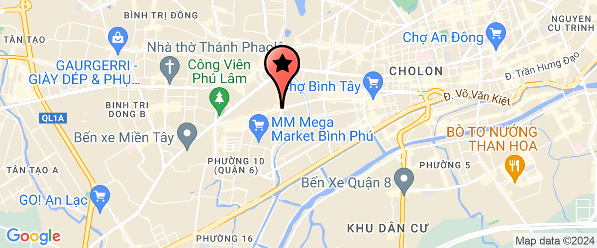 Bản đồ đến Công Ty TNHH Sửa Chữa Ô Tô Vinh Quang