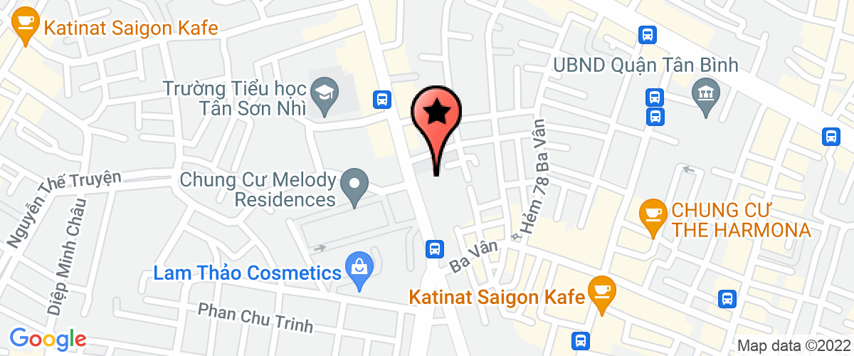 Map go to Saloon Tan Binh Service Trading Company Limited