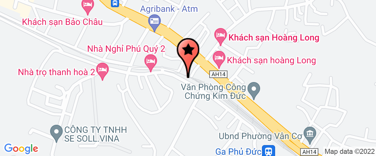 Map go to Mai Huy Hoàng Contrucsion Company Limited