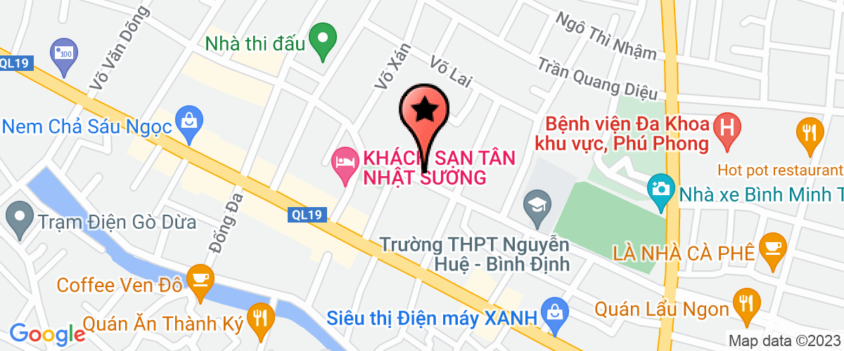 Map go to uy Tay Son District