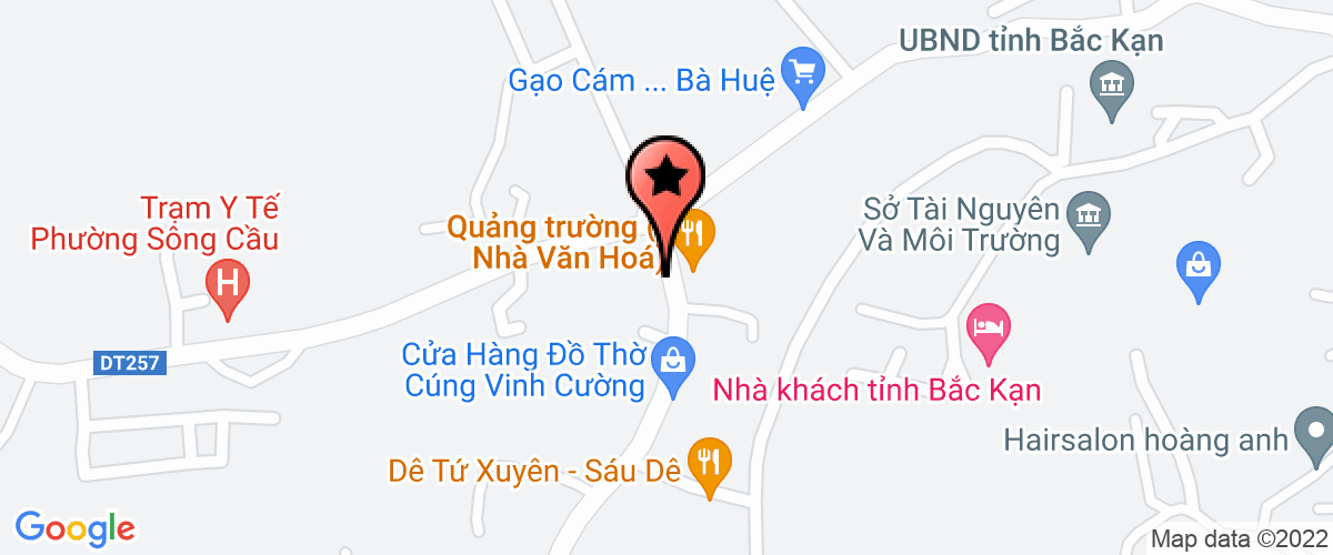 Map go to co phan dich vu ve sy Son Quang Company
