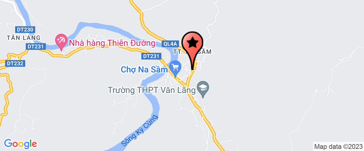 Map go to Van Lang District Social Insurance