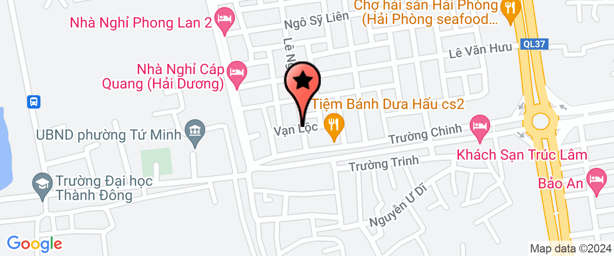 Map go to 911 Hai Duong Construction And Investment Company Limited
