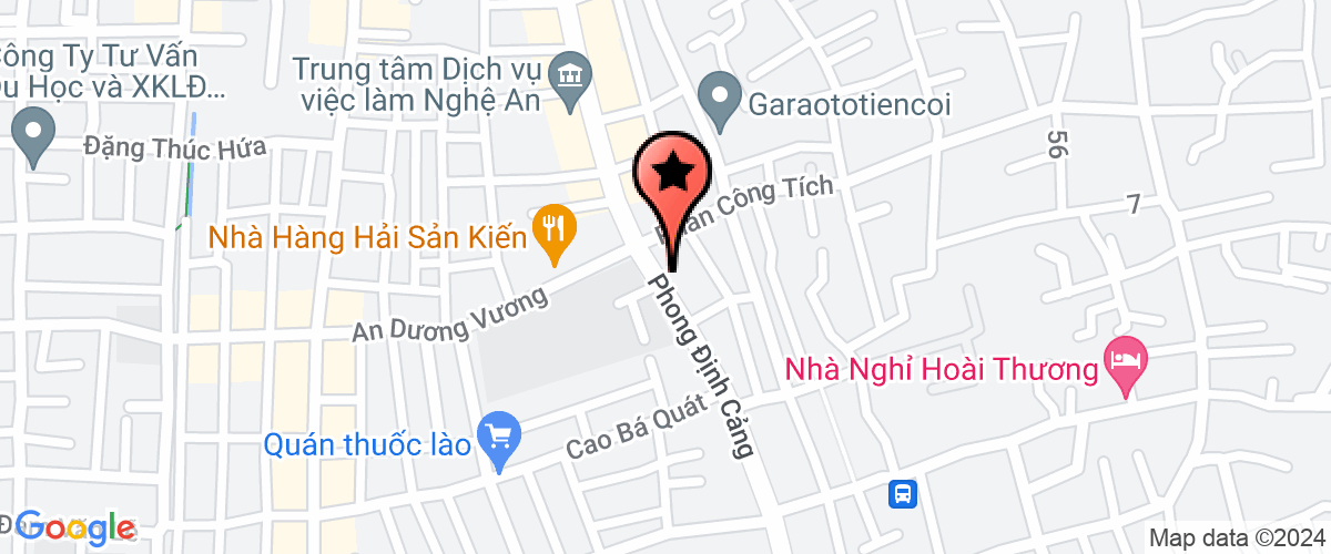 Map go to Nghe An Door Joint Stock Company