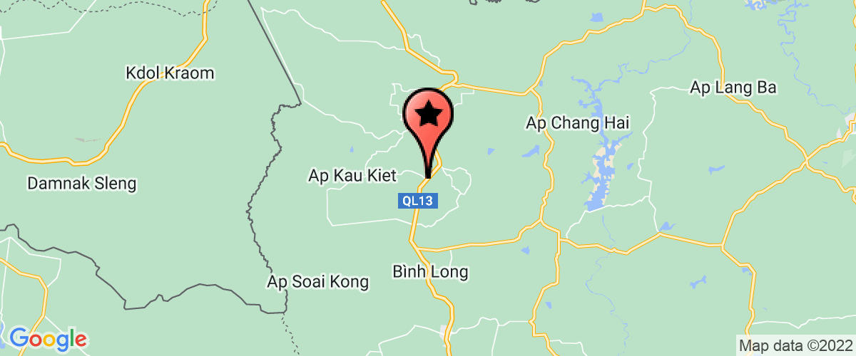 Map go to Loc Ninh Service Trading Production Joint Stock Company