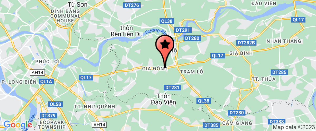Map go to Bac Ninh Vnp Environment Technology Company Limited