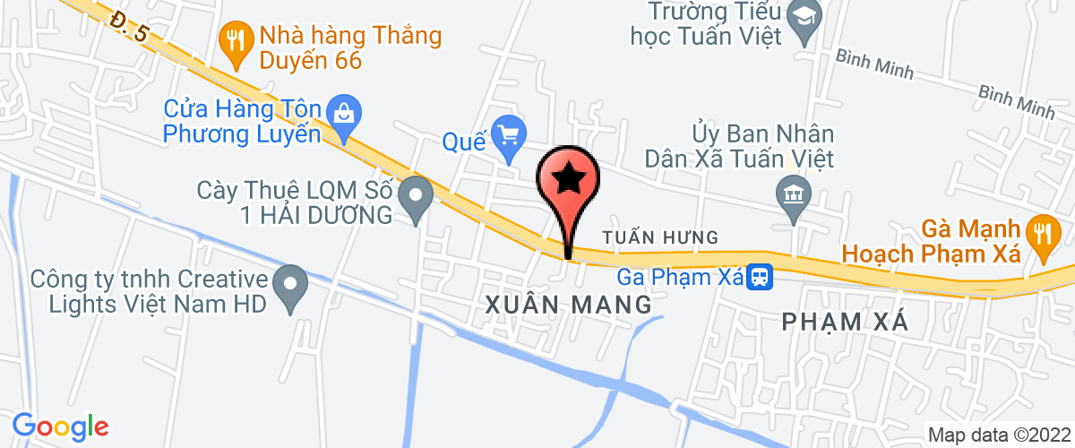 Bản đồ đến Công Ty TNHH Creative Lights Việt Nam Hd