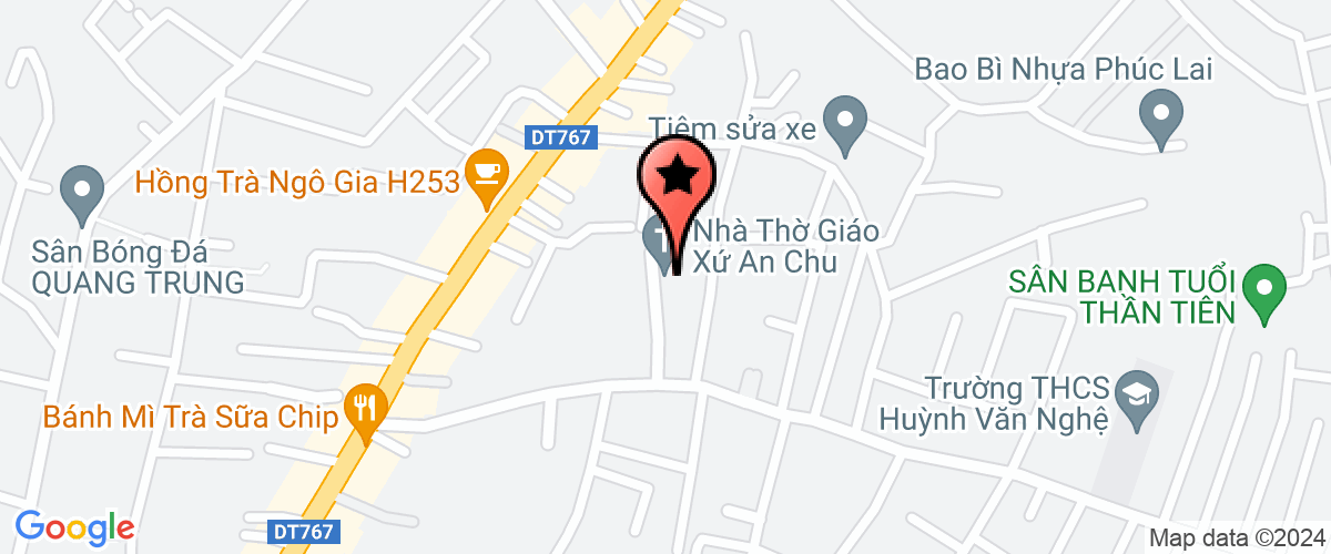 Bản đồ đến Cty TNHH Cao Minh Trung