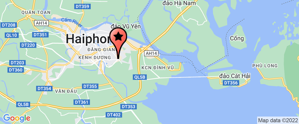Map go to Hoang Mai Xanh Hai Phong Company Limited