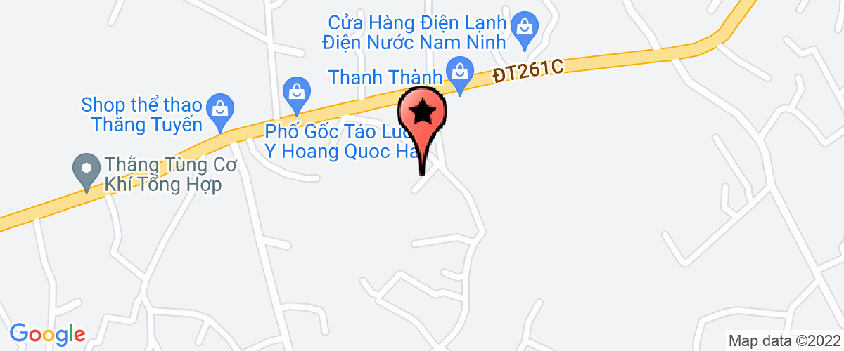 Bản đồ đến Công Ty TNHH Du Lịch Và Vận Tải Nam Ninh