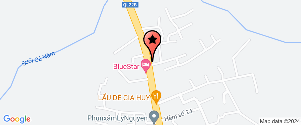 Map go to Nha Thanh Bien Wood Private Enterprise