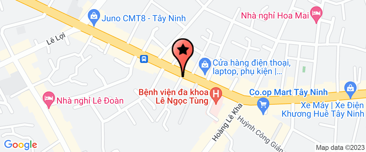 Map go to Benh Vien Da Khoa Tu Nhan Le Ngoc Tung Company Limited