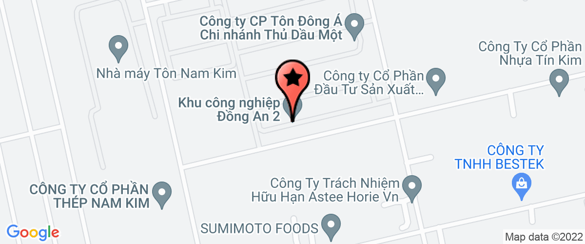 Map go to Dong An Trading Manufacture Construction  and Real Estate Joint Stock Company