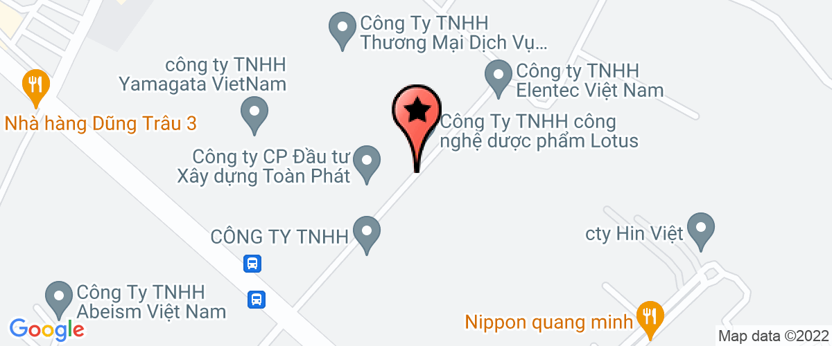 Bản đồ đến Công Ty TNHH Sản Xuất Thương Mại Xuất Nhập Khẩu Huho Hard Ware Việt Nam