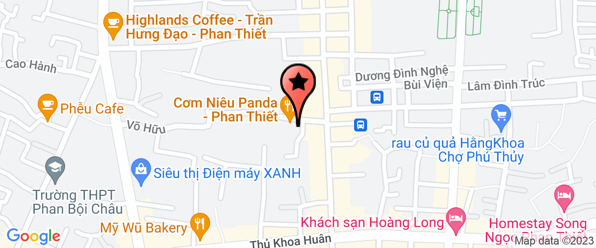 Map go to Oxygen Hoa Minh Company Limited