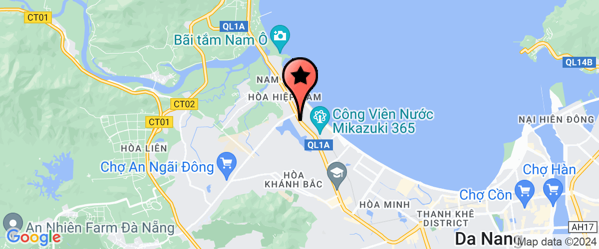 Map go to Tran Dai Hoang Joint Stock Company