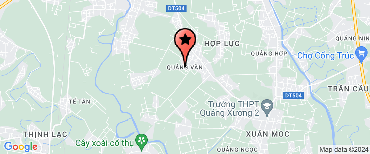 Map go to UBND xa Quang Van