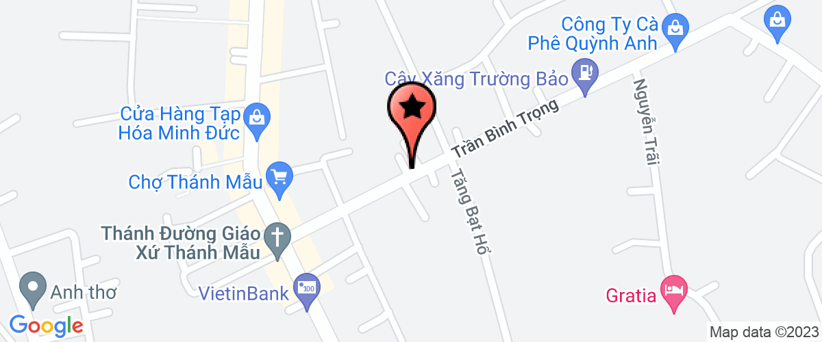 Map go to Quoc Dung Tien Private Enterprise