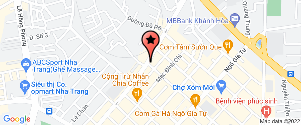 Map go to Minh Tan Trading Private Enterprise