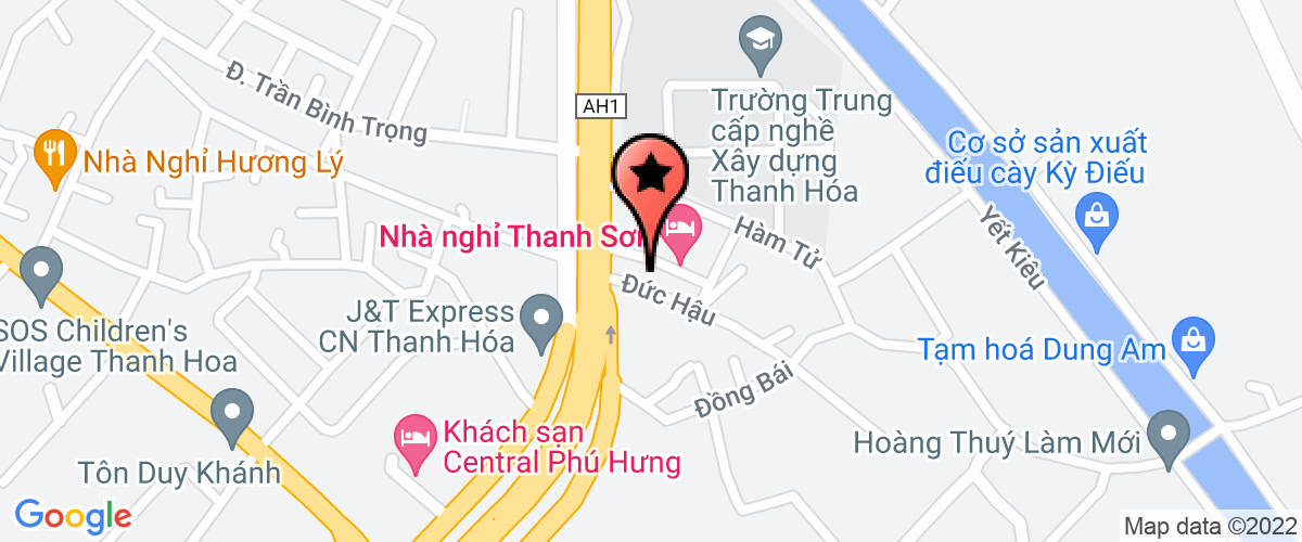Map go to dich vu dien nang Quang Hung II Co-operative