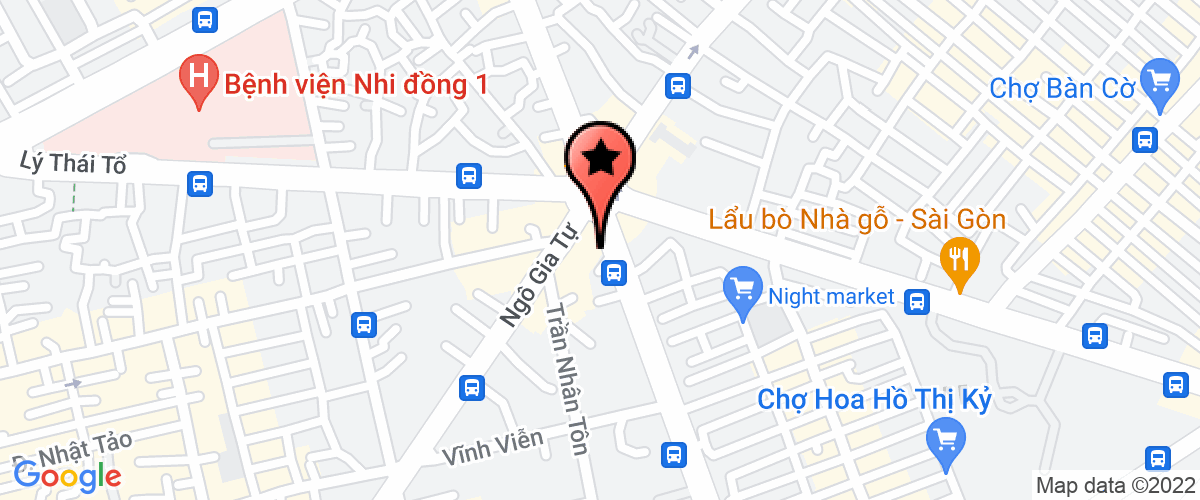 Map go to Branch of Tham My Huong Dung Company Limited