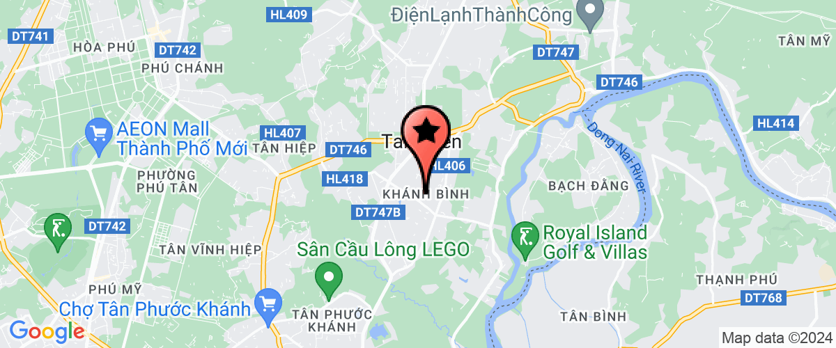 Map go to Khanh binh Secondary School
