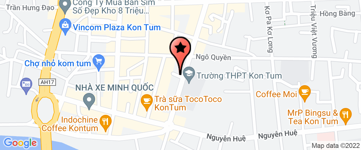 Bản đồ đến Công Ty TNHH Xây Dựng Và Thương Mại Minh Thành Kon Tum