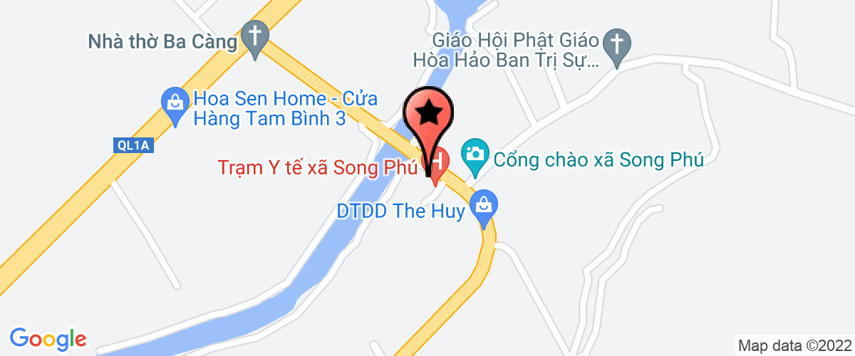 Map go to Xay Xat Cuong Phat And Trading Company Limited