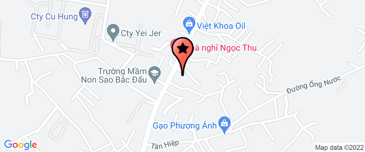 Map go to EVER TECH PLASTIC VietNam (Nop ho thue nha thau nuoc ngoai) Company Limited