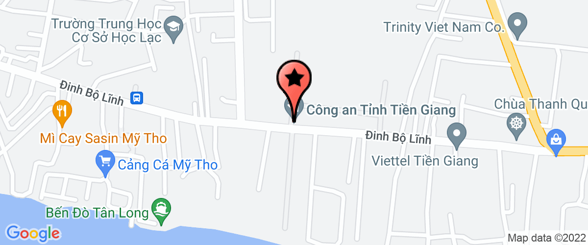 Map go to Cong An Tien Giang Province